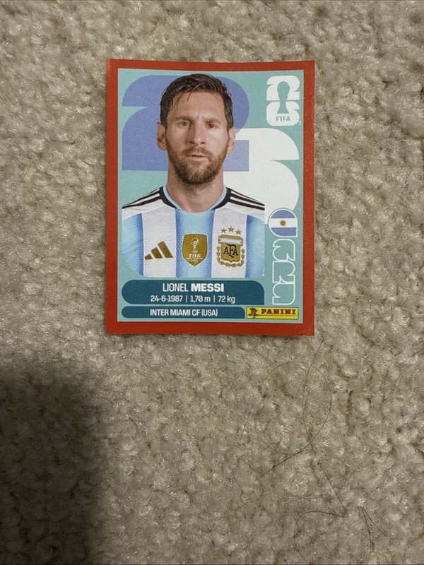 fifa world cup 2026 messi card