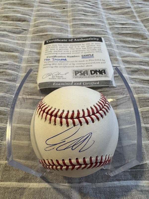 PETE CROW ARMSTRONG SIGNED BASEBALL PSA COA AUTHENTIC AUTOGRAPH CUBS RAWLINGS 