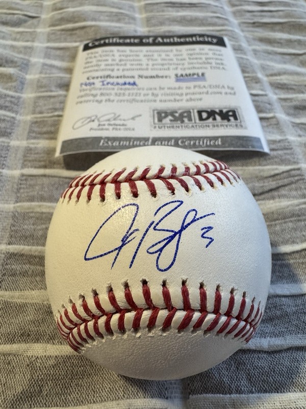 ALEX BREGMAN SIGNED RAWLINGS BASEBALL ROMLB PSA COA AUTHENTIC AUTOGRAPH CUBS MLB view 2