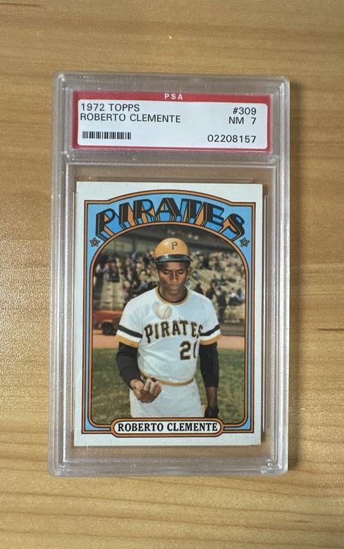 1972 Topps - Roberto Clemente #309 PSA 7