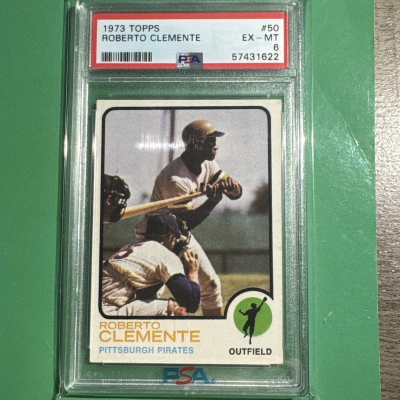 1973 Topps #50 Roberto Clemente PSA 6 (EX-MT)