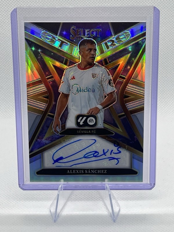 2025-26 Panini Select La Liga - Alexis Sanchez Prizm Auto - Valencia