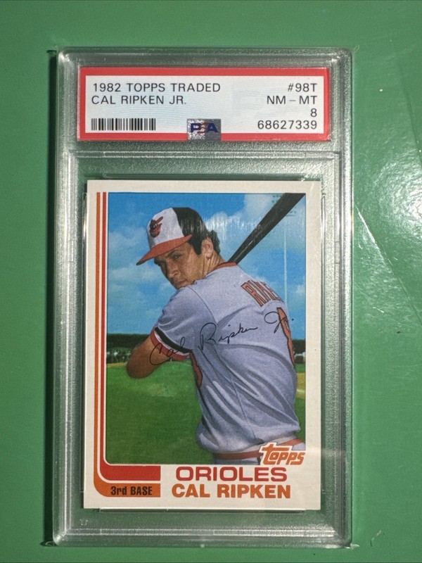 Cal Ripken Jr. 1982 Topps Traded #98T- PSA NM-MT 8