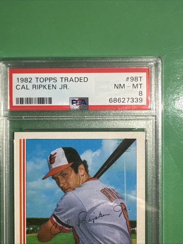 Cal Ripken Jr. 1982 Topps Traded #98T- PSA NM-MT 8 view 2