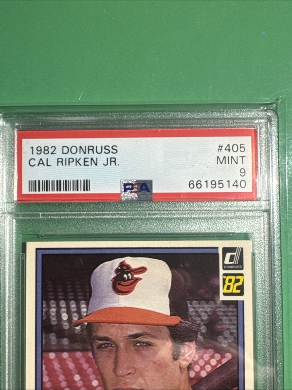 1982 Donruss - Cal Ripken Jr.(RC) #405 PSA 9 view 2