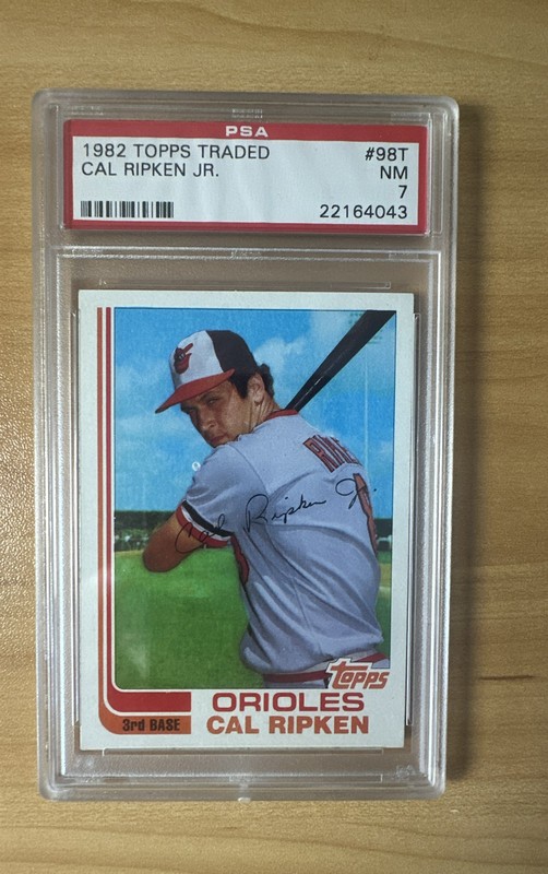 1982 Topps Traded - Cal Ripken #98T (RC) PSA 7