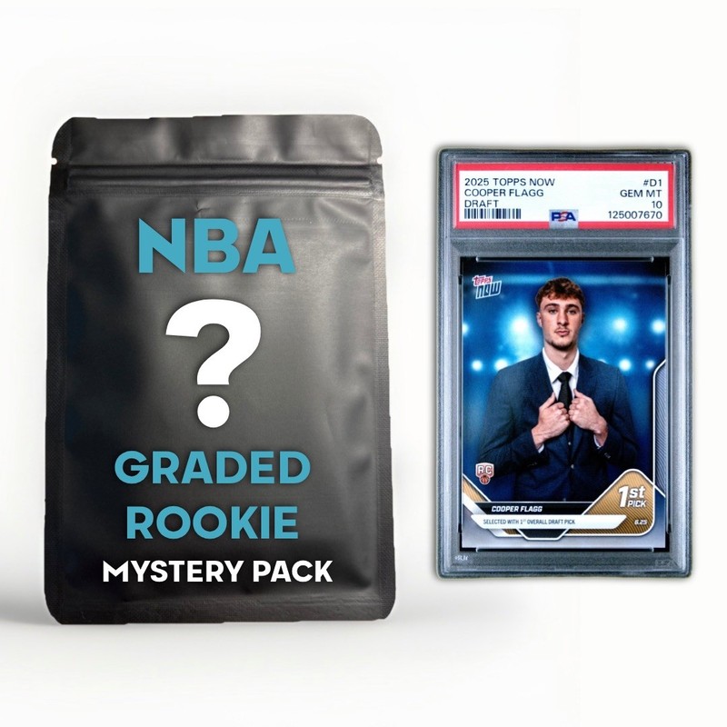 NBA PSA Graded Rookie Card Mystery Pack (GUARANTEED PACK + VINTAGE CARDS)