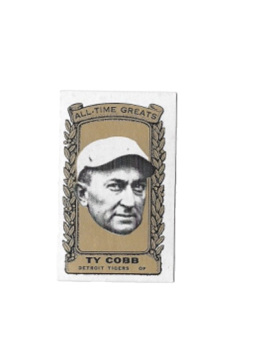 1963 Bazooka All-Time Greats Silver #35 Ty Cobb Tigers 