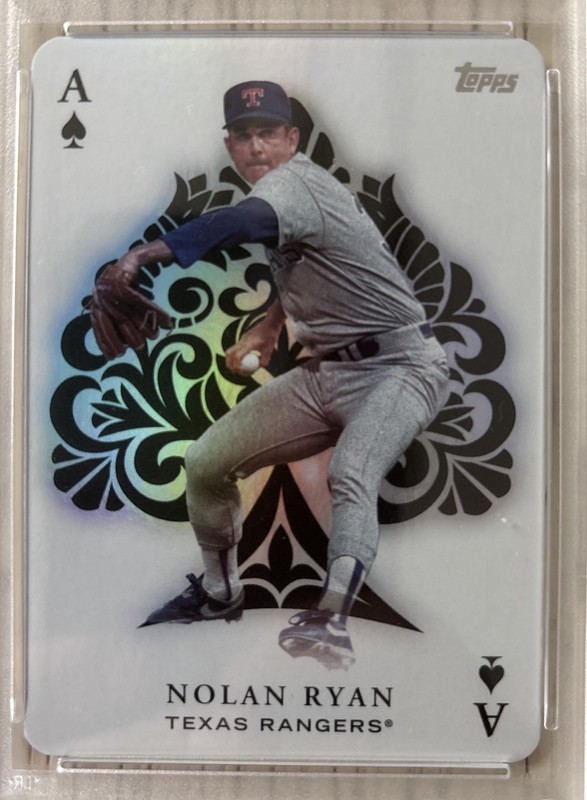 Topps 2023 Series 1 All Aces Nolan Ryan AA-1 Texas Rangers PSA 10 GEM MT view 2
