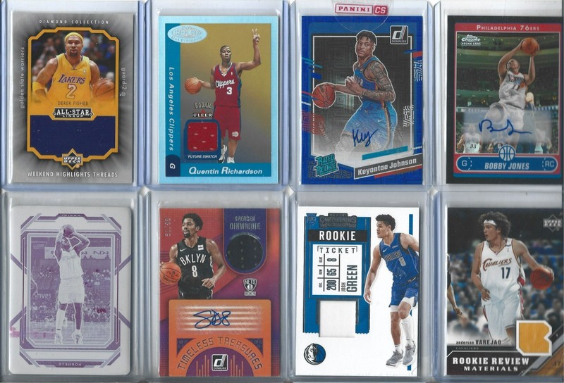 *13 BASKETBALL AUTOS GAME USED JERSEYS RELICS PATCHES CARD LOT*
