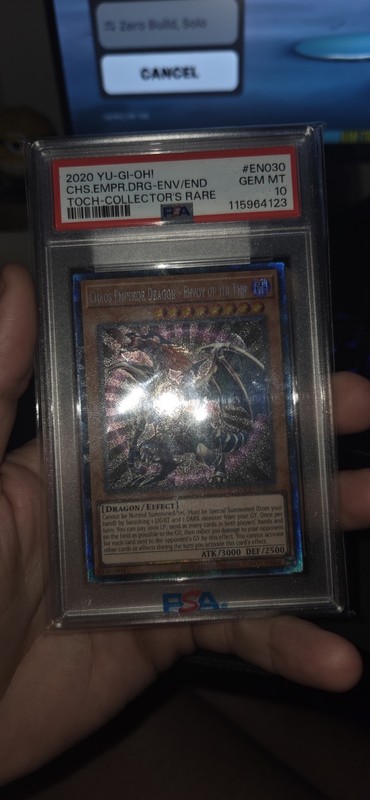 2020 Chaos Emperor Dragon - Envoy of the End CR | TOCH-EN030 Unlimited-  PSA 10