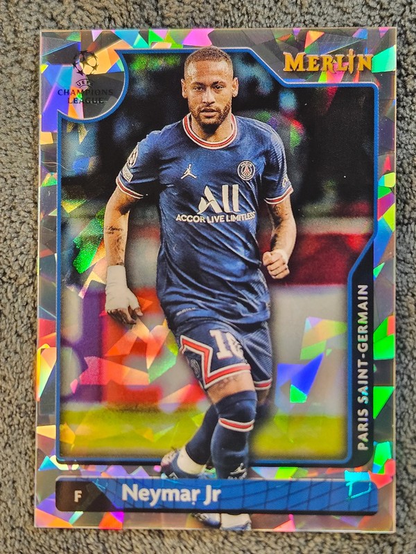 2021 Topps Merlin #10 Neymar Jr Atomic Refractor /250 Brazil