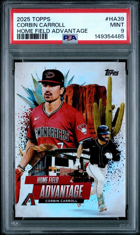2025 Topps Home Field Advantage Corbin Carroll PSA 9