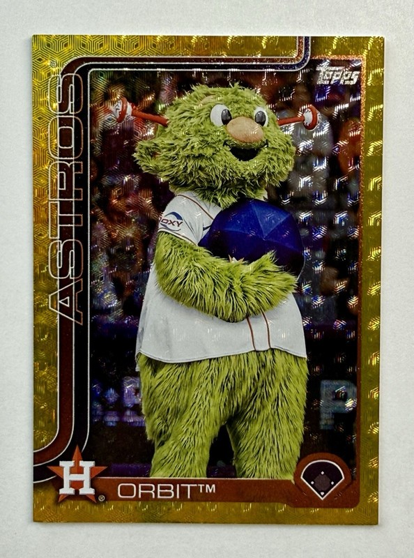 2025 Topps Orbit Mascot 1/1 Superfractor Houston Astros One Of One Rare READ!!