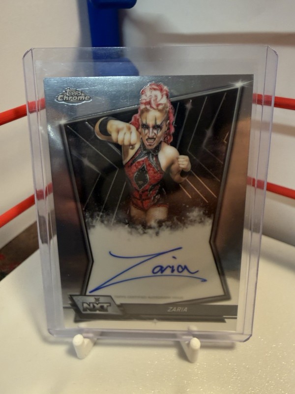 ZARIA - 2026 TOPPS CHROME WWE - NXT AUTO #NXT-ZAR