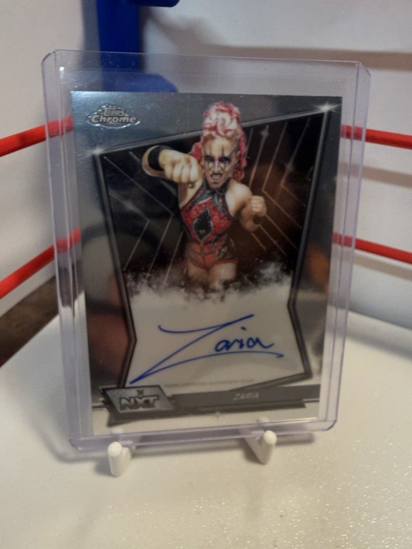 ZARIA - 2026 TOPPS CHROME WWE - NXT AUTO #NXT-ZAR view 2