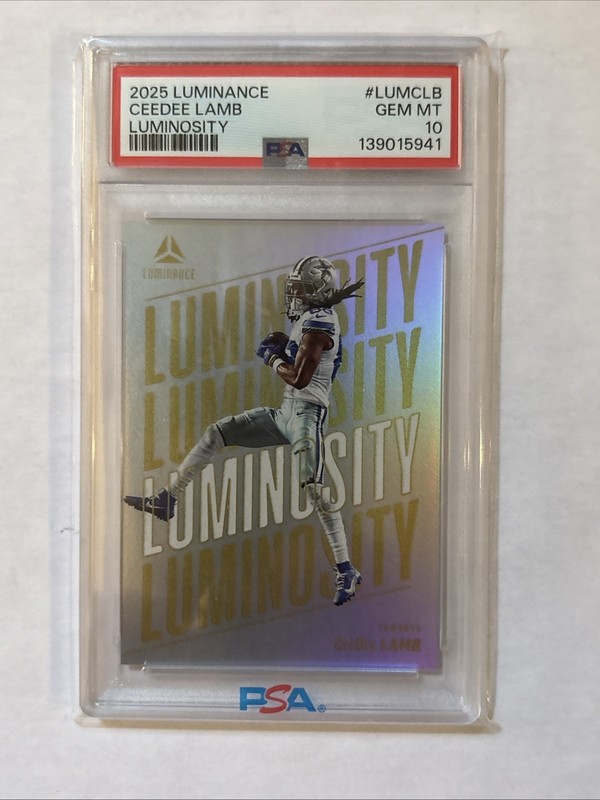 Case Hit PSA 10! 2025 Panini Luminance - Luminosity CeeDee Lamb #LUM-CLB