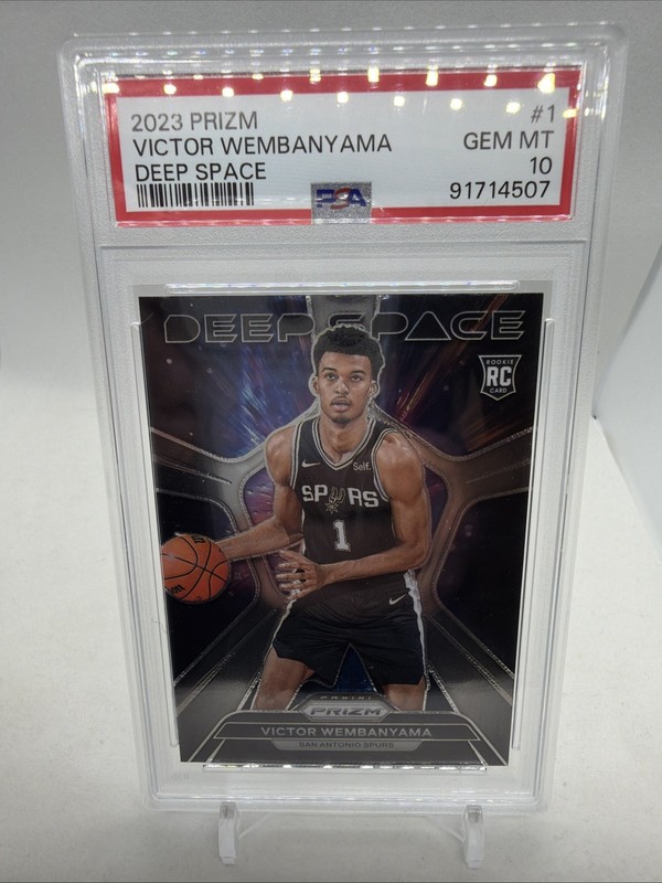 2023-24 Panini Prizm - Deep Space Victor Wembanyama #1 (RC) PSA 10🔥