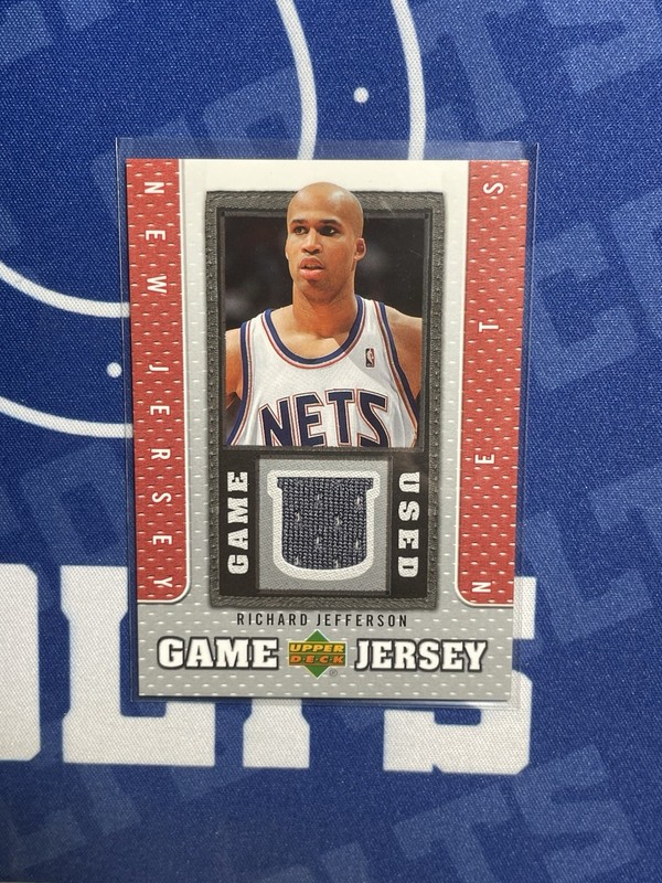 2007-08 Upper Deck Game Jersey Richard Jefferson #GJ-RJ (MEM) Game Used Nets