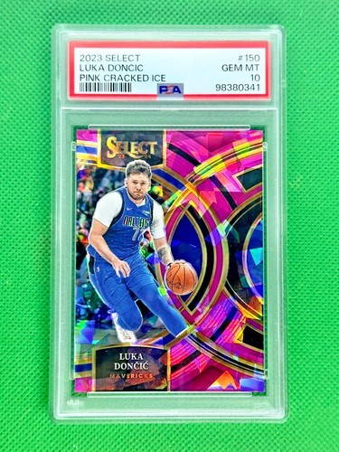 LUKA DONCIC Prizm Cracked Ice Non Auto /99 SSP #77 Lakers GEM MINT PSA 10