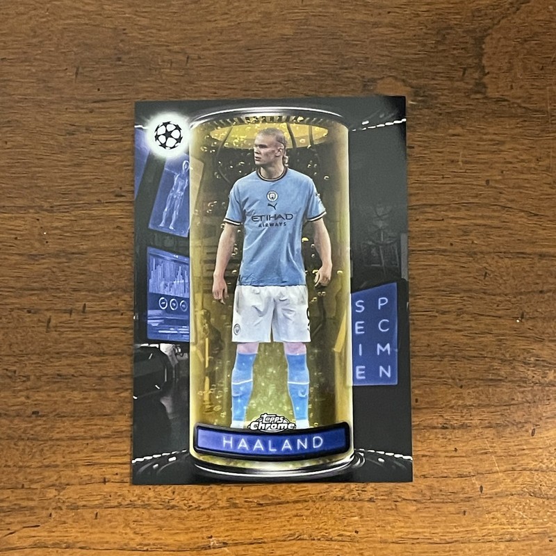 2022-23 Topps Chrome UEFA CC - Specimens Erling Haaland #S-2 Gold /50