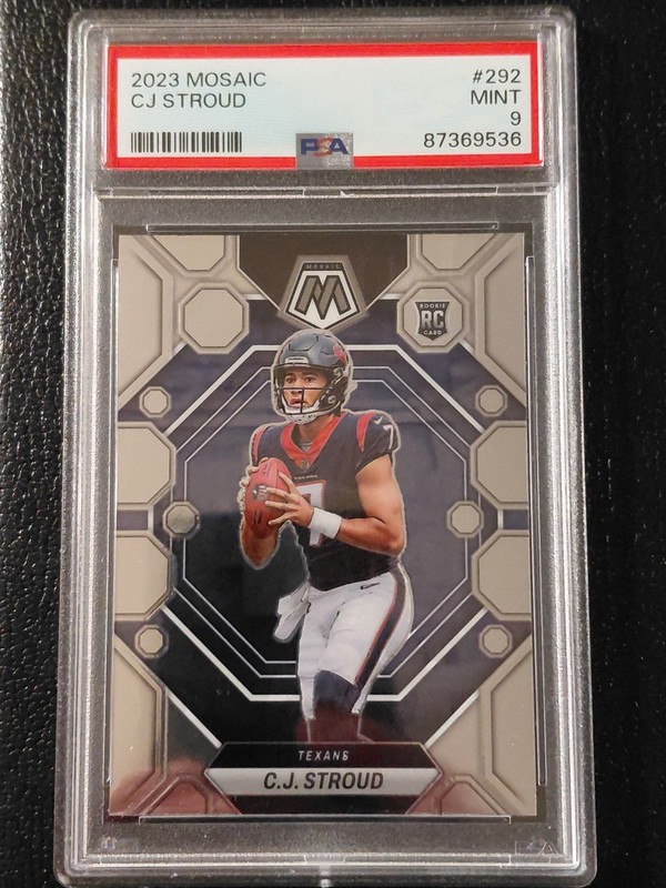 2023 Panini Mosaic CJ Stroud RC Rookie #292 PSA 9 MINT