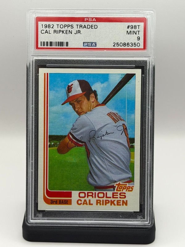 1982 Topps Traded Cal Ripken Jr PSA 9