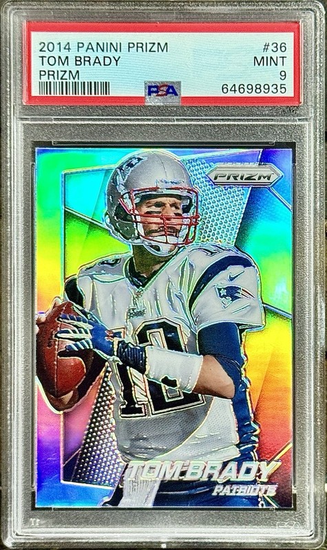 Tom Brady PSA 9 -2014 Prizm #36 SILVER PRIZM - New England Patriots