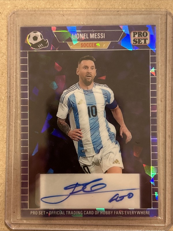 2024 Leaf Pro Set & Metal Mashed Up Lionel Messi Ronaldo Nazario Dual Auto 6/6