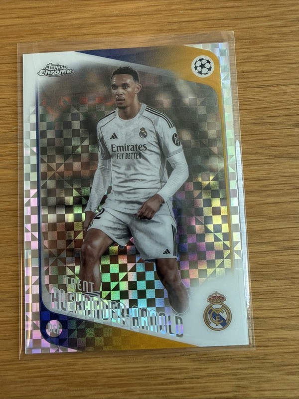 2025-26 Topps Chrome UEFA CC #64 Jude Bellingham X-Fractor