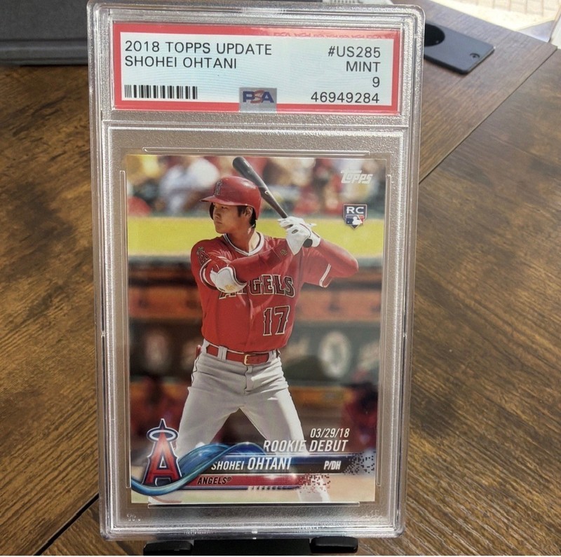 2018 Topps Update Shohei Ohtani RC Rookie #US285 PSA 9