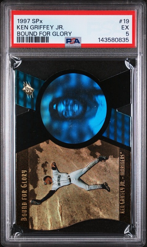 1997 Upper Deck SPx KEN GRIFFEY JR. Bound For Glory SP /1500 PSA 5 MARINERS