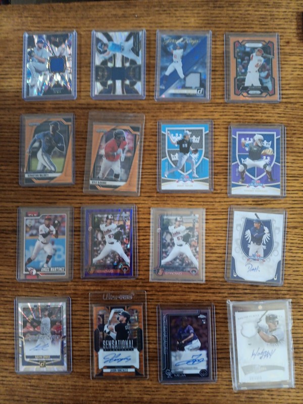 Panini And Topps Bsseball Patch/ Numbered/ Autograph Lot. Jacob Gonzalez Auto.