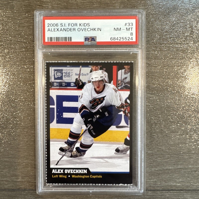 2006 SI for Kids Alex Ovechkin PSA 8 Capitals #33 view 1