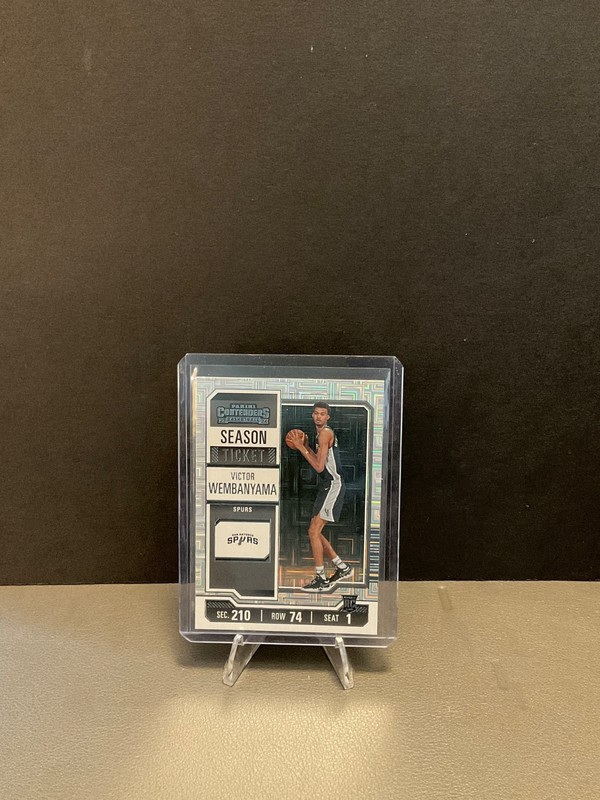 2023-24 Panini Contenders Victor Wembanyama #11 RC Rookie Season Ticket MINT 🔥
