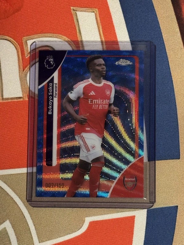 2026 Topps Chrome Premier League Arsenal Bukayo Saka /150