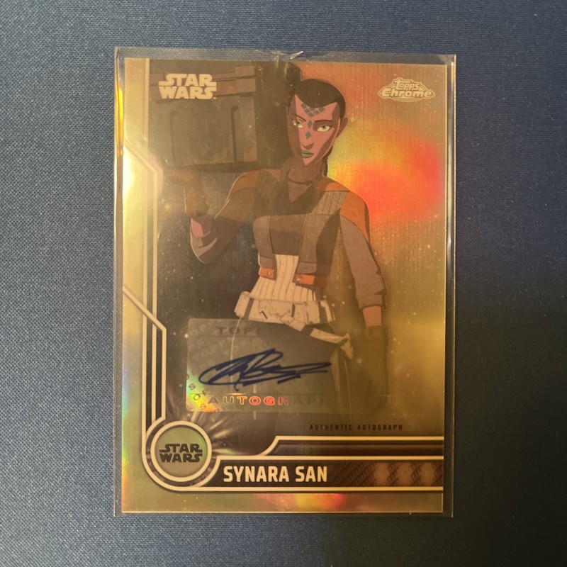 Topps Chrome Star Wars Synara San Auto