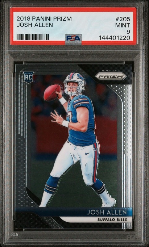 2018 Prizm Josh Allen Rookie #205 PSA 9