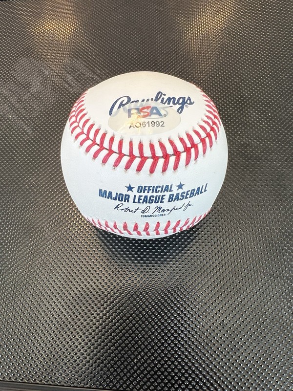 Mike Trout Signed Baseball PSA Authenticated Autograph Auto view 2