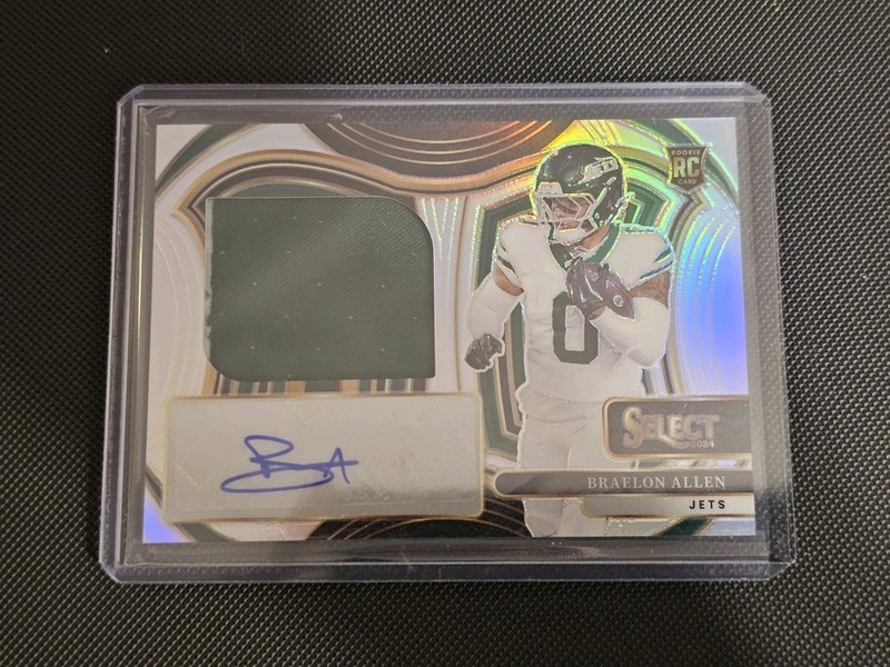 BRAELON ALLEN 2024 SELECT JUMBO RPA ROOKIE PATCH SILVER RC AUTO /99