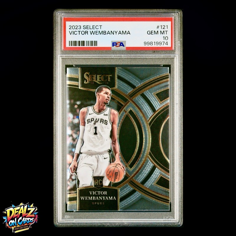 2023 Panini Select Victor Wembanyama Premier Level Rookie Card 121 PSA 10 GEM MT