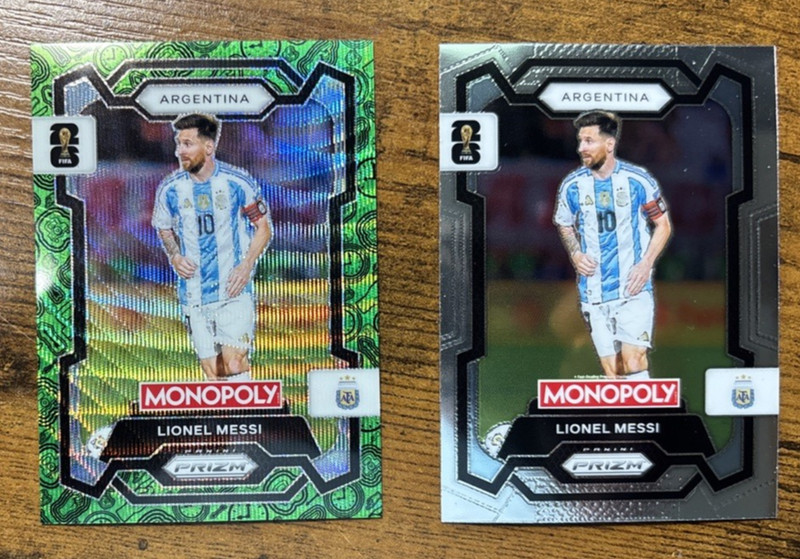 2026 Prizm FIFA WORLD CUP Lionel Messi #1 GREEN WAVE PRIZM & REG PACK FRESH (2)