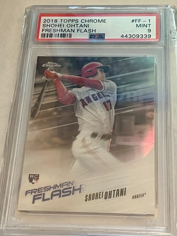 2018 Topps Chrome Freshman Flash #Ff-1 Shohei Ohtani Rookie Rc