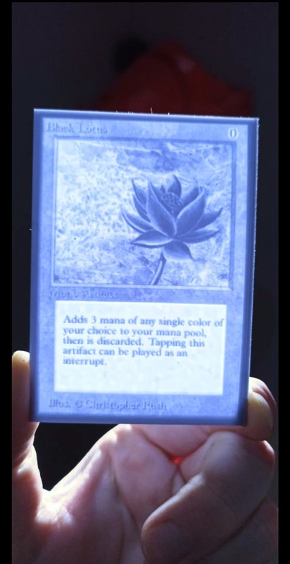 MTG Black Lotus Lithograph Card Alpha Beta Magic The Gathering ONE OF A KIND!