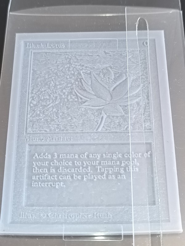 MTG Black Lotus Lithograph Card Alpha Beta Magic The Gathering ONE OF A KIND! view 2