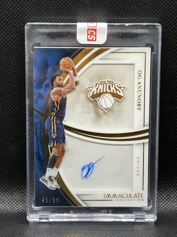 2024-25 Panini Immaculate OG Anunoby Shadowbox Signatures Auto #/99 Finals MVP?