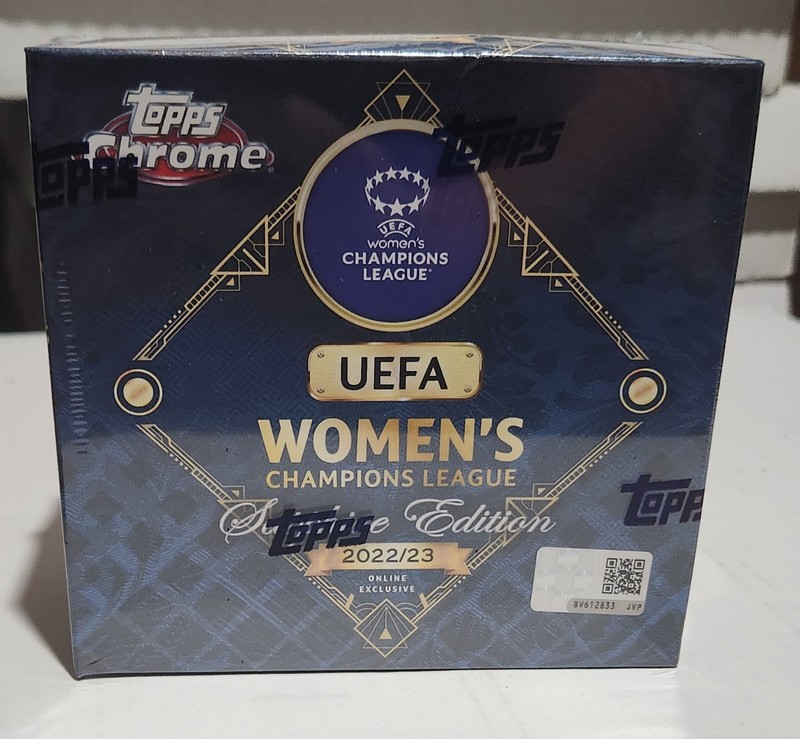 2022-23 TOPPS CHROME SAPPHIRE EDITION SEALED BOX🔥 UEFA WOMENS CHAMPIONS LEAGUE