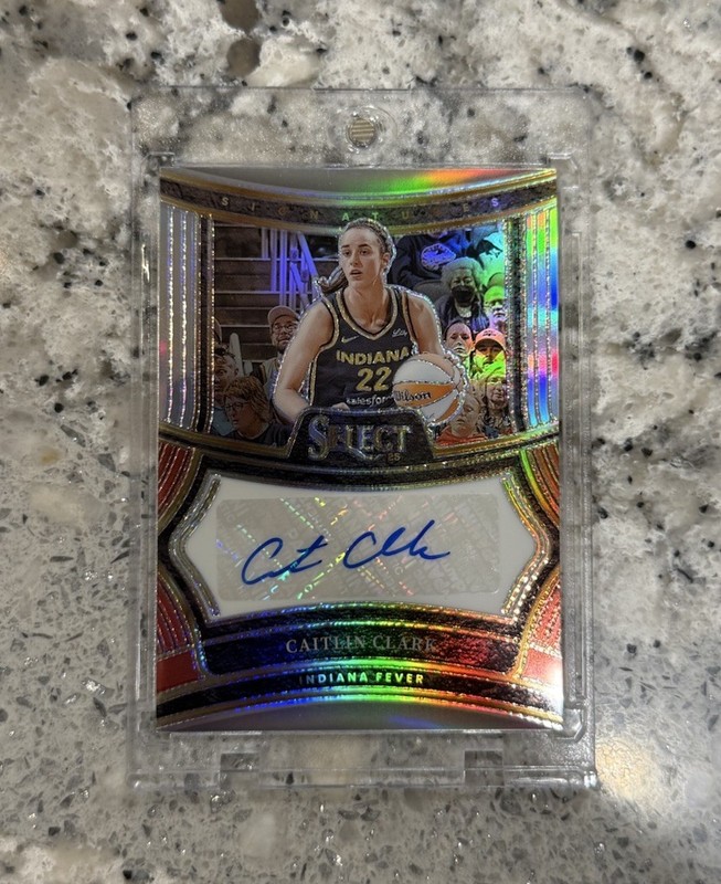 Caitlin Clark 2025 Panini WNBA Select Signatures Auto SP Indiana Fever #SG-CC