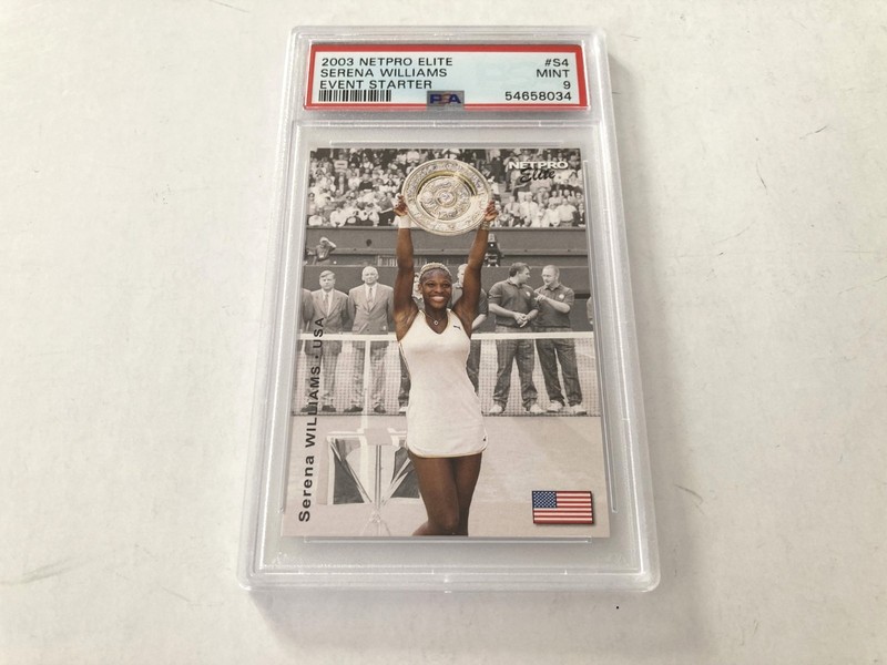 2003 NETPRO ELITE EVENT EDITION SERENA WILLIAMS #S4 STARTER RC PSA 9