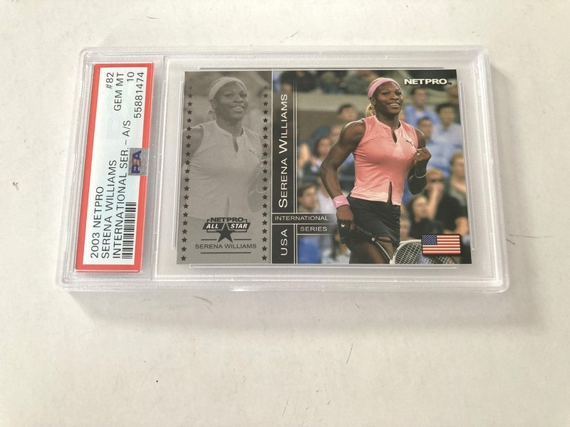 2003 NETPRO INTERNATIONAL SERIES ALL-STAR SERENA WILLIAMS #82 RC PSA 10 view 1